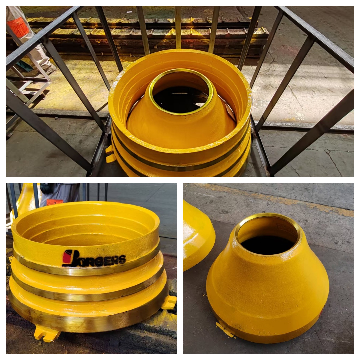 Crusher Parts: Cone (Mantle) and Cone (Concave) Shipped